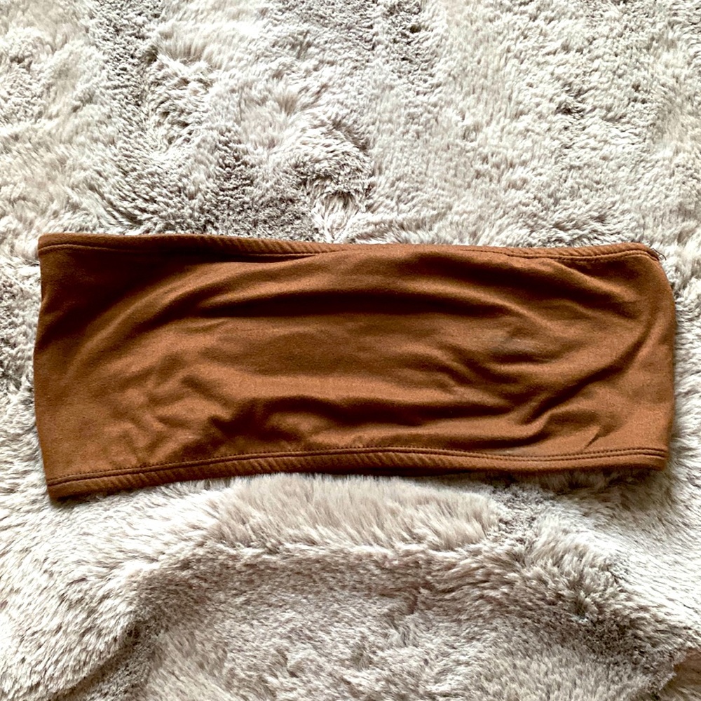 Brown tube top size small form V&X